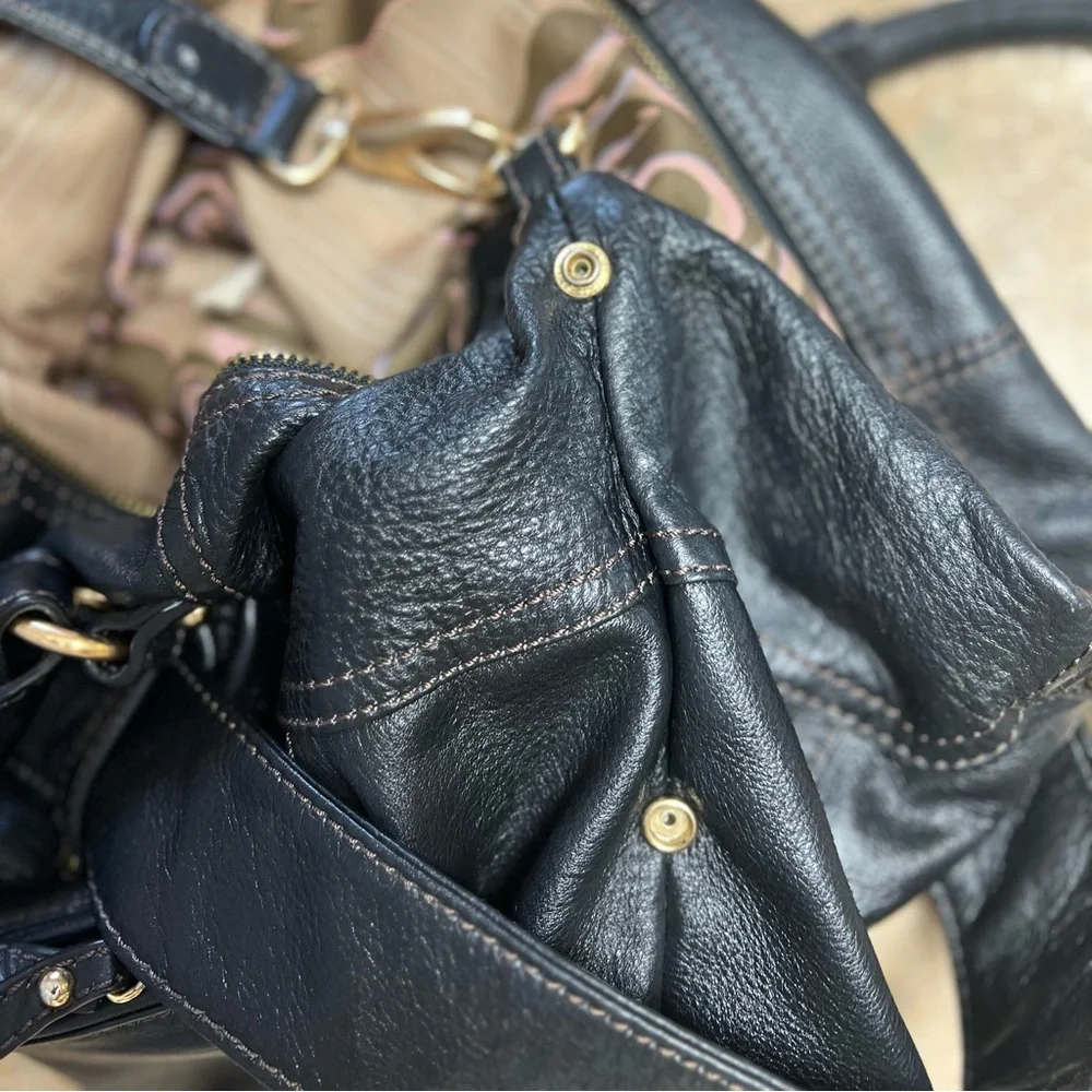 Steven Black Leather Bag - Picture 7 of 9
